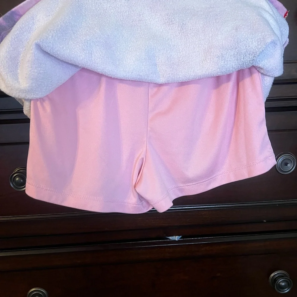 Justice Pink & Purple Tie-Dye Skort with Snoopy and Woodstock